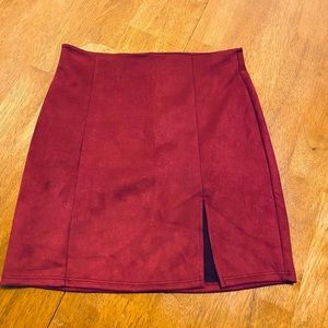 High waist skirt